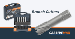 Increased magnet broach cutting performance with TCT