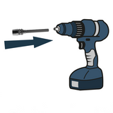 VersaDrive® 130mm Rapid-Lock Extension Arbor (111016)