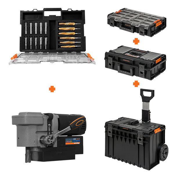 HMT RTQ40 Rivet Removal Starter Kit with STAKIT Site Cart (STC-RTQ40-RRK-01)