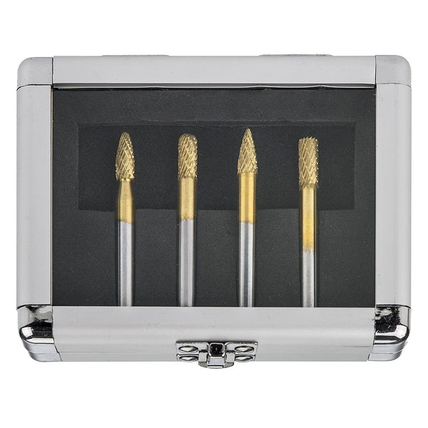 GoldMax™ Tungsten Carbide Burr Set, 4 Piece (4020)