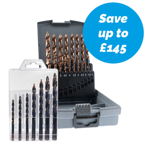 TurboTip Cobalt Jobber Drill Bit Sets