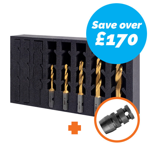VersaDrive Drilltap Set + FREE Adapter
