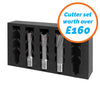 S50 Dual Speed Magnet Drill + TCT Broach Cutter Set