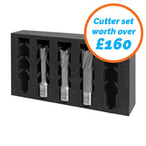 S36 Compact Mag Drill + TCT Cutter Set