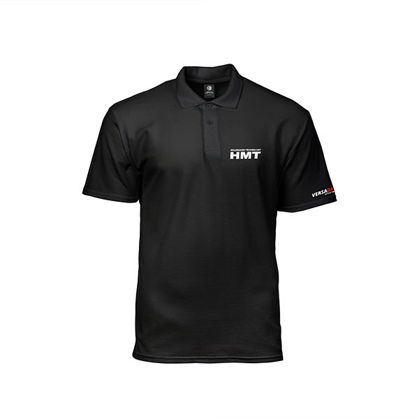 HMT & VersaDrive® Black Polo Shirt