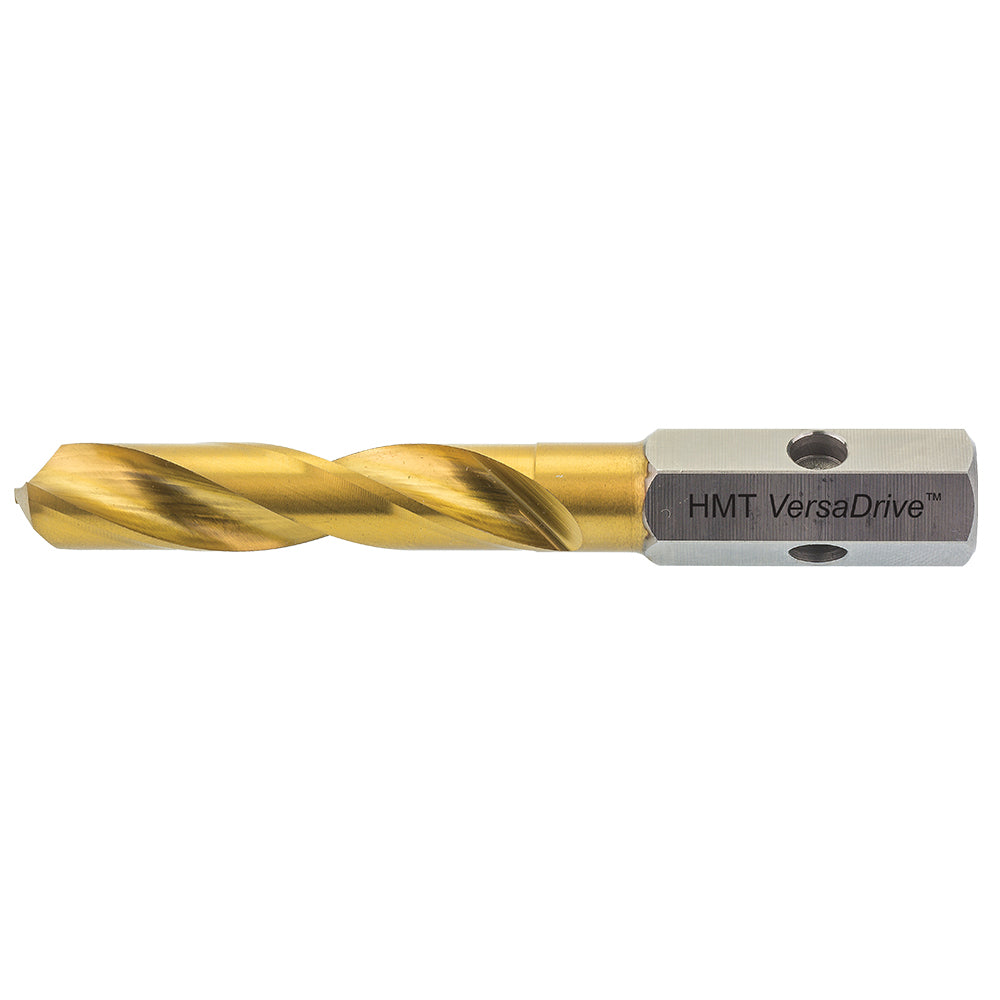Wolfcraft HSS Metal Drill Bit - 12.5mm, Ground, 118° Point Angle For Steel, Cast Iron & Hard Materials