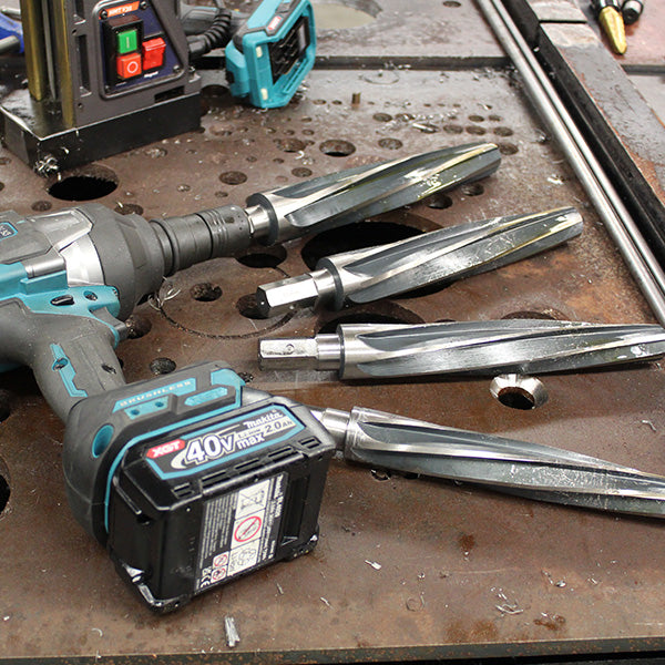 Portable Reamer Machine Reamers from HMT to enlarge undersized holes | Fabrication Reamers